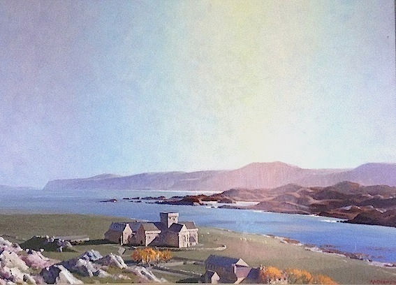 AA Deans |  Iona   Scotland | oil on board | McAtamney Gallery and Design Store | Geraldine NZ